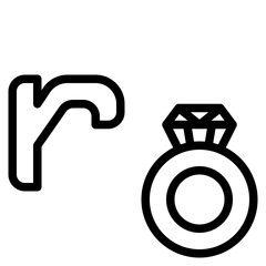 r lowercase ring letter alphabet