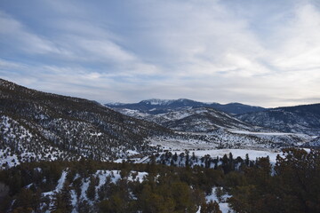 Colorado Mountains in Winter