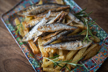 Grilled sardnie fish