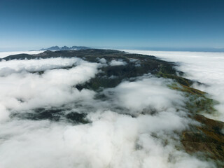 beautiful drone footage of Madeira, an island full of life and greenery, beautiful scenery