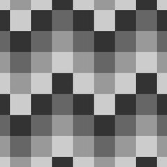 Fototapeta na wymiar Checkered seamless pattern. Fabric background. Checks ornament. Tiles wallpaper. Squares illustration. Geometric ornate. Textile print. Tiles motif. Digital paper. Cloth design. Abstract vector.