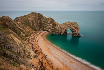 Durdle Door on a Cloudy Morning 1/2