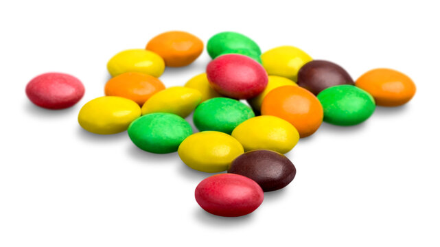 Colorful Chocolate Coated Candies