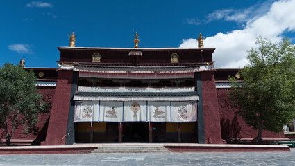 Pelkor Chode monastery in Gyantse, Gyantse Country, Shigatse, Tibet