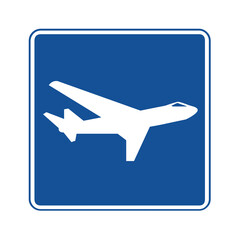 Airport terminal symbol pictogram