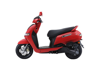 red motor scooter or red scooty © Pikpexel