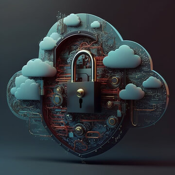 cloud computing security concept