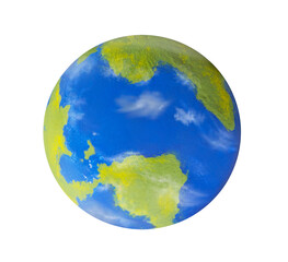Planet earth globe isolated on transparent layered background. - 567867861