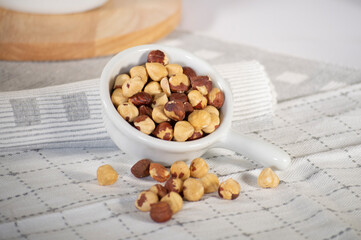 bowl of hazelnut