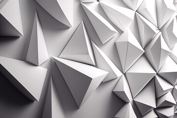 abstract background ultrawide triangles white