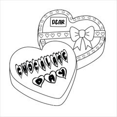 Happy Chocolate Day Social Media Stories Template Flat Cartoon Background Vector Illustration