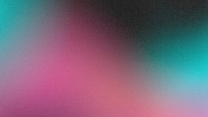 Purple-green grainy gradient background, blurred color wave pattern with noise texture, wide banner size.