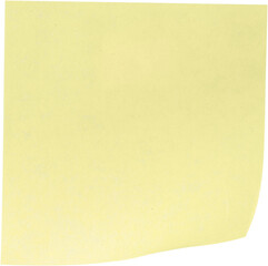 Yellow Sticky Note - Isolated