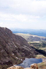 mountain landscape with sky and clouds Colorado
