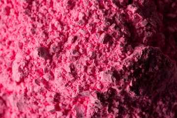 Close up of pink powder background, with copy space