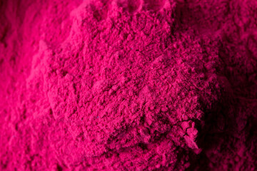 Fototapeta premium Close up of pink powder background, with copy space