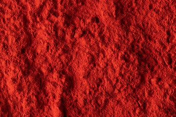 Naklejka premium Close up of red powder background, with copy space