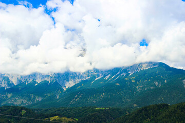 Mountains near the Austrian city of Innsbruck