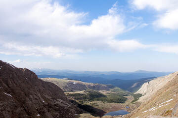 mountain landscape with sky and clouds Colorado