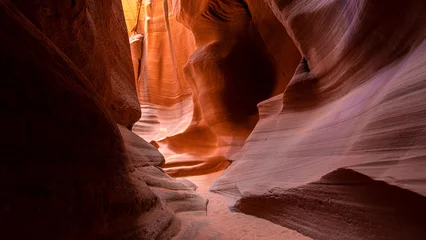 Foto auf Alu-Dibond antelope canyon arizona usa - abstract slot canyon near page - travel cocept © emotionpicture