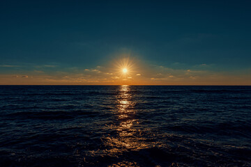 Sonnenuntergang am Meer