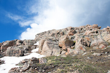 Fototapeta premium Landscape at Summit Lake Mount Evans Colorado