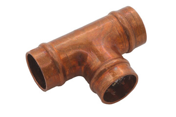 Solder ring copper tee	