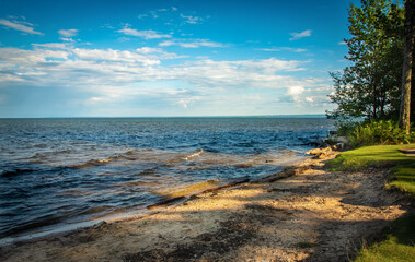 Scenic Lake Superior Shoreline Nothern Michigan