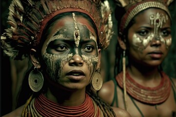 an illustration of a beautiful model, generative ai, generative, ai