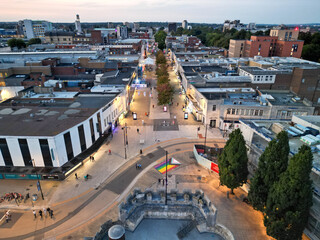 Southampton High street shot with Mini 3 Pro