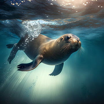 Seals Swimming Images – Browse 59,188 Stock Photos, Vectors, and Video |  Adobe Stock