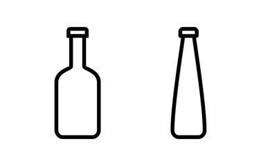 Bottle icon vector illustration. bottle sign and symbol