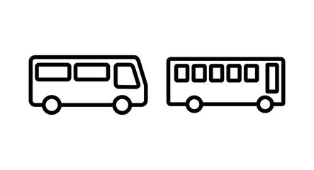 Bus icon vector illustration. bus sign and symbol. transport symbol