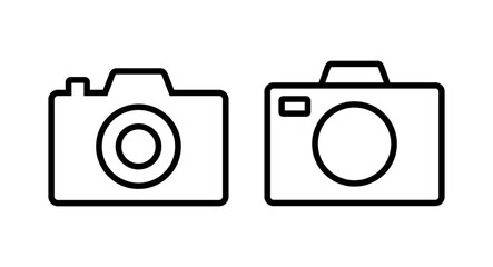 Camera icon vector illustration. photo camera sign and symbol. photography icon.