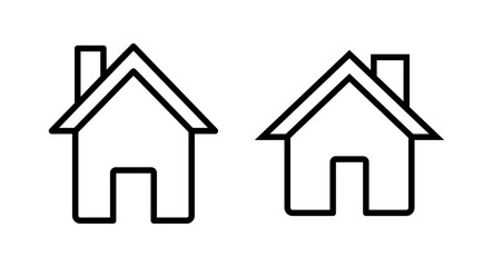 Home icon vector illustration. House sign and symbol