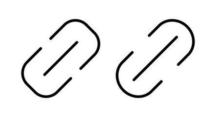 Link icon vector illustration. Hyperlink chain sign and symbol