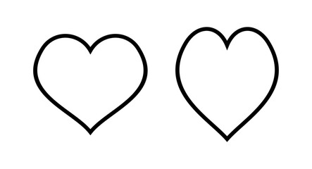 Love icon vector illustration. Heart sign and symbol. Like icon vector.