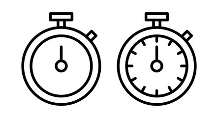 stopwatch icon vector illustration. Timer sign and symbol. Countdown icon. Period of time
