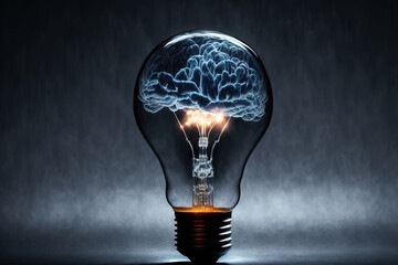 light bulb Thinking creatively about a light bulb, providing creative thinking ideas. Generative AI