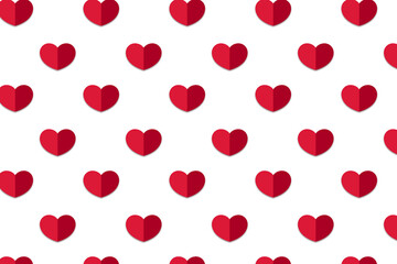 Patrón de corazones para el día de San Valentín