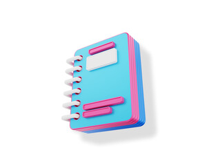 Book icon 3D png