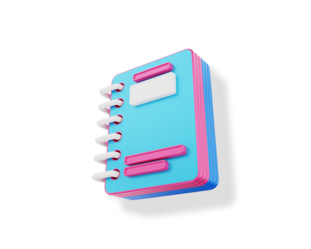 Book icon 3D png