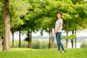 Fototapeta premium 美しい日本女性