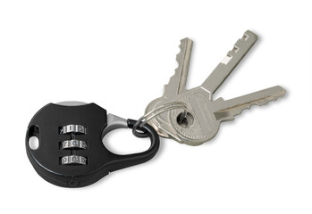 Combination Padlock and Keys