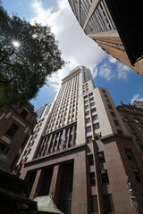 Building Altino Arantes, also known as Banespa building, a symbol of the city of Sao Paulo, opened in the 1940s. Brazil