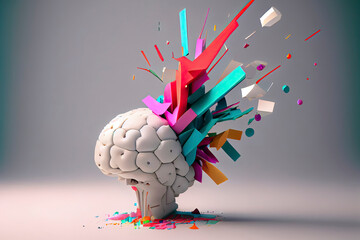 Creativity and creativity ideas of designers. Or brainstorm ideas with clever design ideas