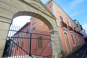 Solar marchioness of Santos, historic residence from the 18th century, in downtown of Sao Paulo...