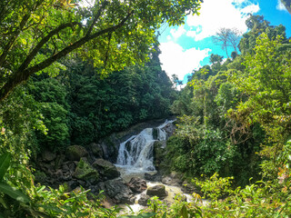 Jungle waterfall in agujitas