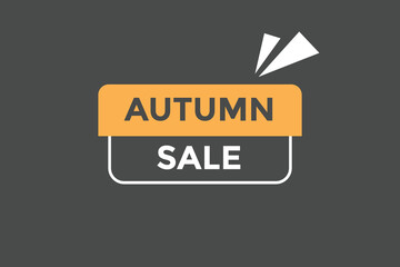 Autumn sale button web banner templates. Vector Illustration
