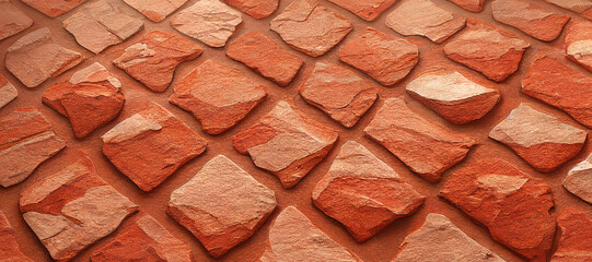 brick wall texture background rectangular shape with Generative AI Technology